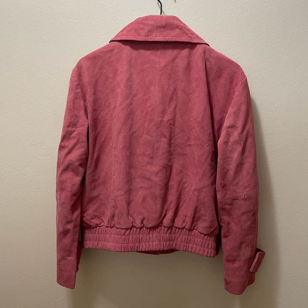 SOLD // Sézane NWT Nelson Jacket in Rosewood Suede Size 40/US 8 - Picture 7 of 7